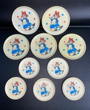 VINTAGE RAGGEDY ANN TEA SET LOT 1978 BOBBS/MERRILL 10 PIECES
