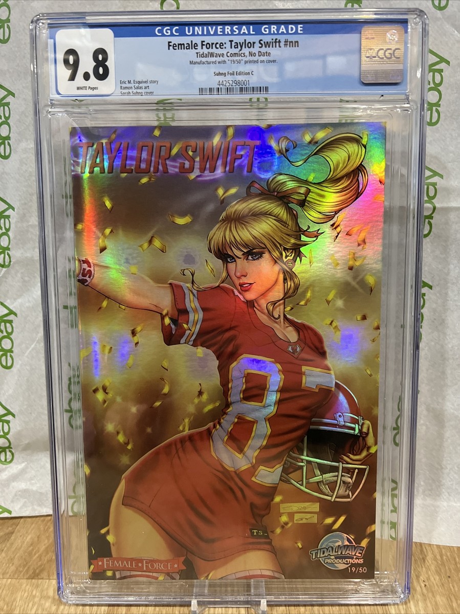アメコミリーフ Female Force Taylor Swift CGC9.8 Female Force: Taylor Swift Sorah Suhng Trade CGC 9.8 Foil 19/50