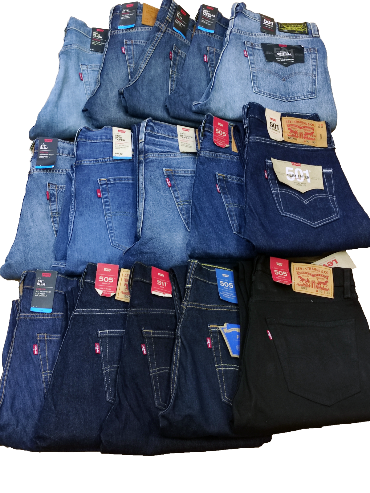LEVI’s 501 502 505 Popular brand 511 512 W2 Menapos;s 541 Boston Mall Jeans Vintage