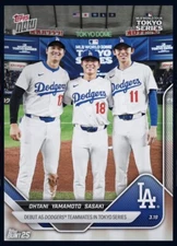 2025 TOPPS NOW- Tokyo Trio Debut- OHTANI/SASAKI/YAMAMOTO(Topps Bunt Dlgital card