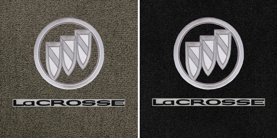Lloyd Mats Velourtex Buick LaCrosse Double Logo Front Floor Mats (2005-2016)  Foto 4 de 4