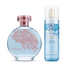 Kit Floratta Azul: Desodorante Colonia 75ml + Salpicaduras Corporales 200ml