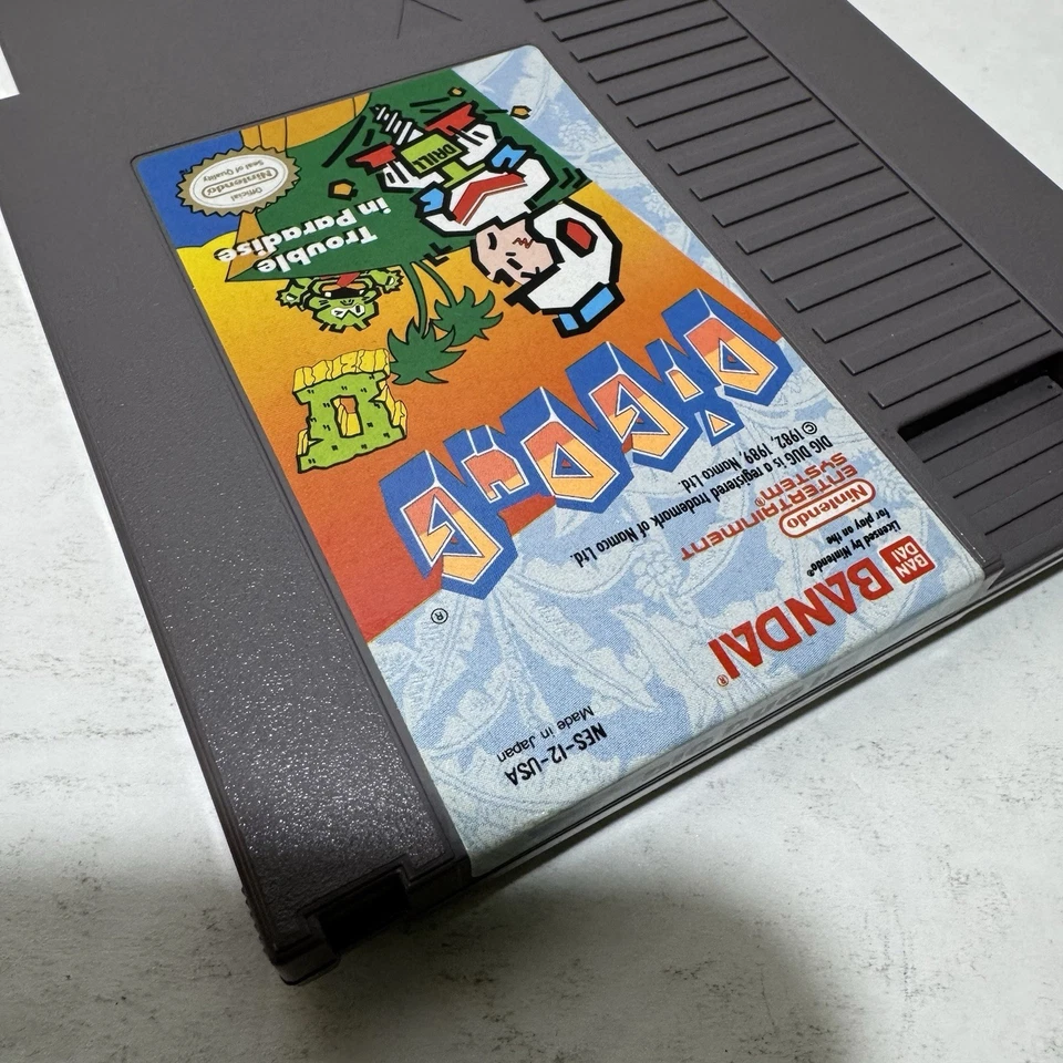 Dig Dug II: Trouble in Paradise (Nintendo Entertainment System, 1989) Tested! - Image 4 of 4