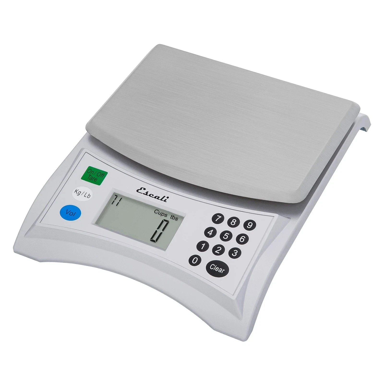 Escali Pana V136 Large Volume Measuring Kitchen/Baking/Cooking Scale, Preprog...