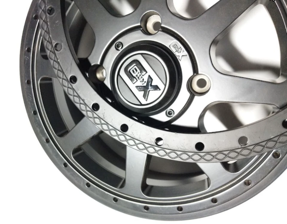 KMC XD Powersports XS234 Wheel 15X6 4X156 S-BLK 38MM USED SEE PHOTOS - Изображение 2 из 3