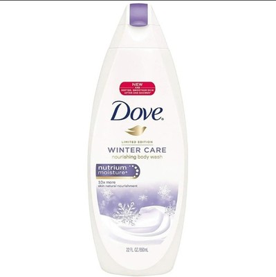 4 Pack Dove WINTER CARE Limited Edition Moisturizing Body Wash 22 FL OZ Each