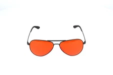 Roka Phantom Black Aviator E1500-0257 Mirror Sunglasses 57-14-140