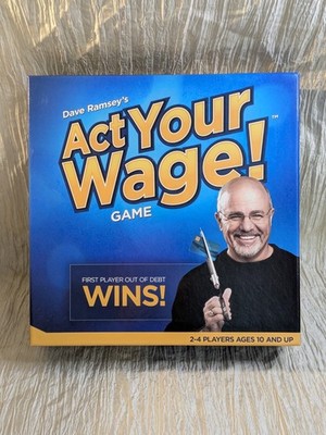 Dave Ramsey's Act Your Wage Board Game Complete Financial Education Money Debt
