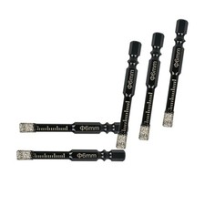 Dry Diamond Drill Bits 6mm For Porcelain Granite Glass Ceramics Marble Tile 5x