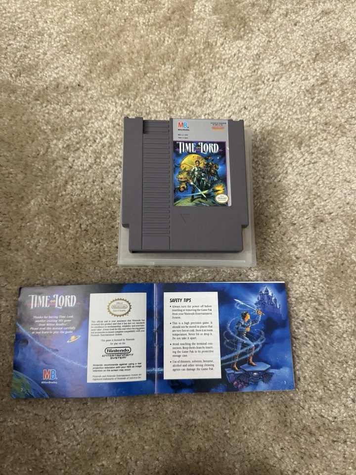 Time Lord (Nintendo NES, 1990) Cartridge & Instruction Manual Tested & Authentic - Image 2 of 4