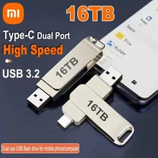 Xiaomi 16TB USB 3.2 Flash Drive High Speed Metal Waterproof Pendrive Memory Card