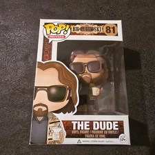 Funko Pop The Dude #81 Brand New + Pop Protector Big Lebowski Vinyl