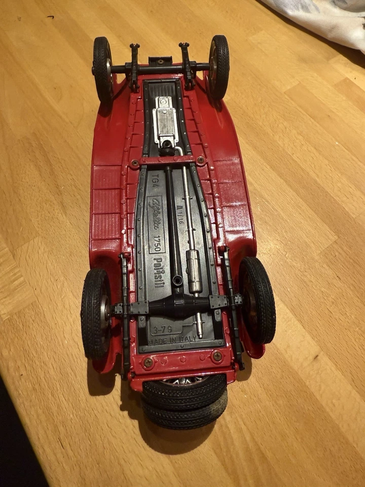 ALFA ROMEO ALFETTA 1750 6C POLISTIL SCALA 1/16 MOD. TG4 - Immagine 2 di 4