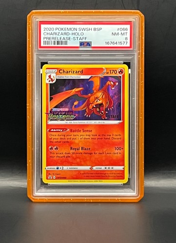 Charizard graded PSA 8 for sale on eBay