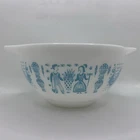 Vintage Pyrex Butterprint Cinderella Mixing Bowl 441 1.5 Pt Amish Turquoise