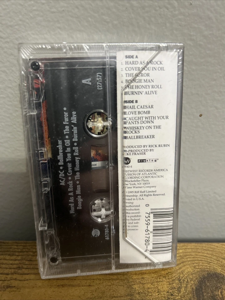 AC/DC  Ballbreaker (Cassette, 1995 EastWest Records America 7559-61780-4) SEALED - Image 4 of 4