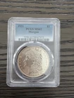 1921 (P) Morgan Dollar MS62 PCGS US Silver $1 Coin Blue Label