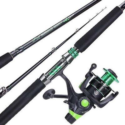 Spinning Fishing Combo Catfish Fishing Rod and Reel,Comfortable EVA Non-Slip