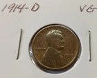 1914-D VG Lincoln Wheat Cent Key Date