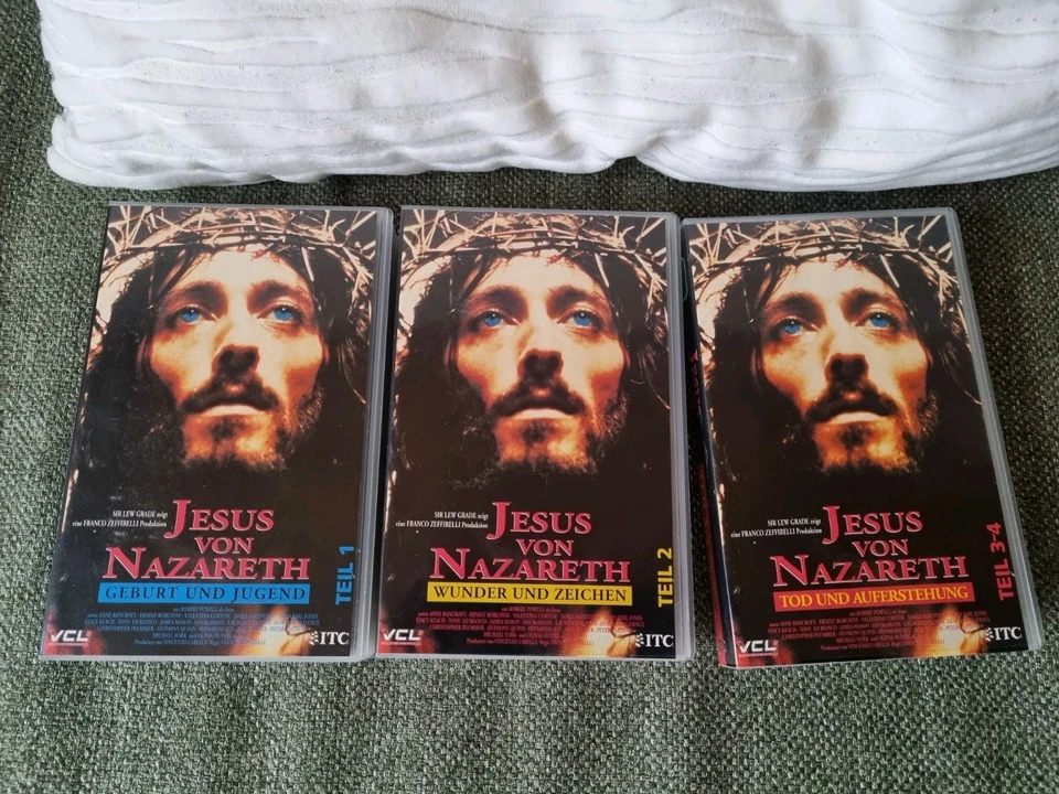 Jesus von Nazareth - 3 VHS-Kassetten - Bild 3 von 4