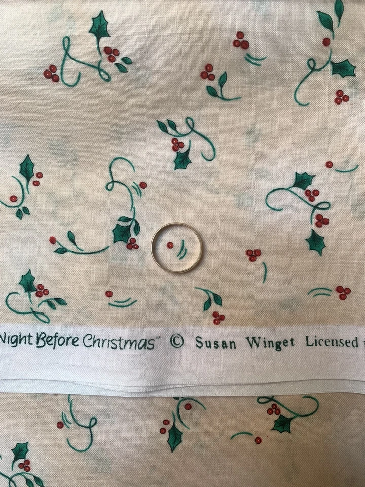 Christmas Fabric - Susan Winget “night before Christmas” one yard. - Image 2 of 3