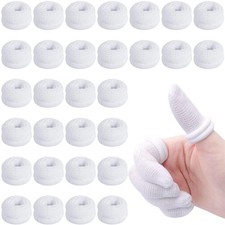 Finger Bandages 30pcs Bobs Thumb Bandage Tubular 1 20cm, White