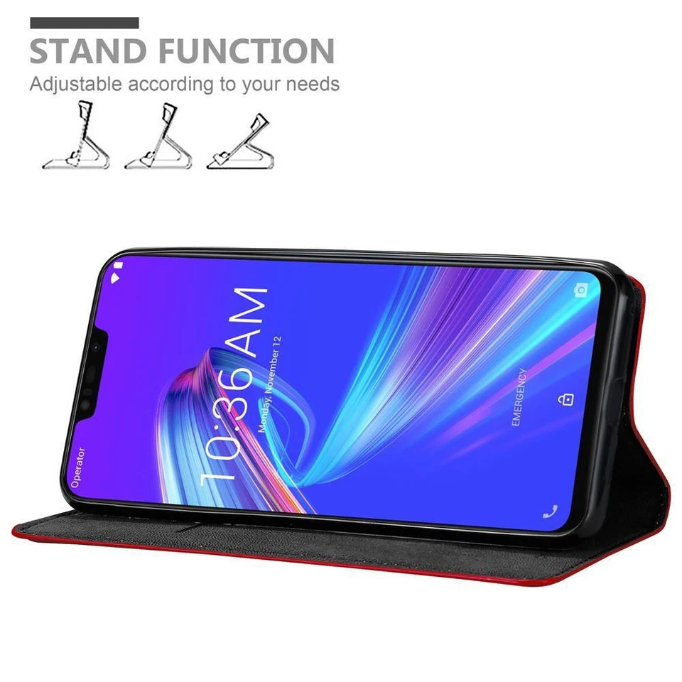 Case for Asus ZenFone MAX M2 Cover Protection Book Wallet Magnetic Book - Image 4 of 4