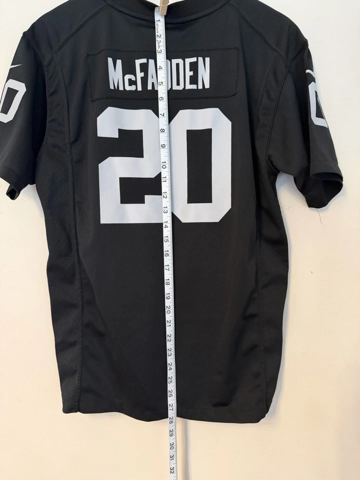 Camiseta NFL On Field Darren McFadden Las Vegas Raiders #20 Hombre’s Grande Foto 3 de 4
