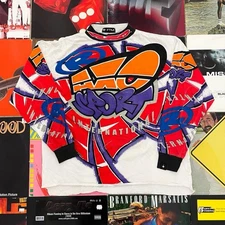 Vintage 1995 AXO Sport Motocross Jersey Large Custom