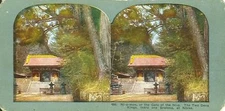 DEVA KINGS stereoscopic card INDRO & BRAHMA Nikko