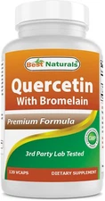 Best Naturals Quercetin with Bromelain 800mg 120 Veggie Capsule 
