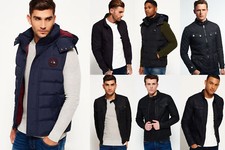 New Mens Superdry Jackets Selection - Various Styles & Colours 1912 3