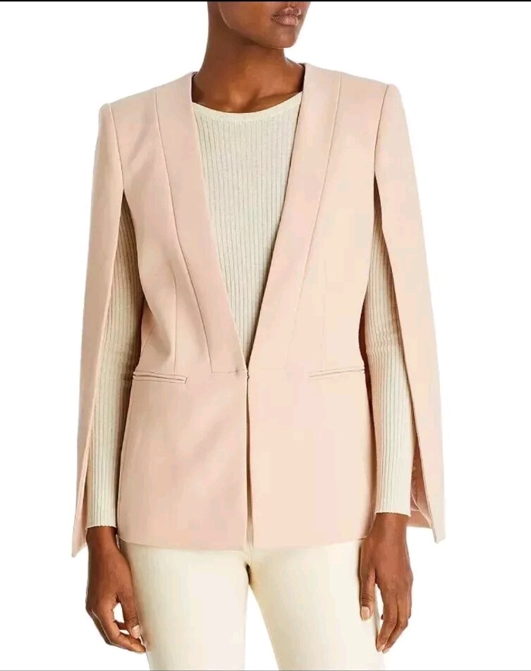 BCBGMAXAZRIA BARE PINK Women's Cape Jacket, US