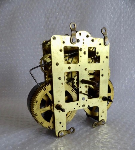 cLOCK MOVEMENT ST BRASS ANTIQUE STEAMPUNK MACHINE AGE INDUSTRIAL DECOR neocurio - Picture 2 of 7