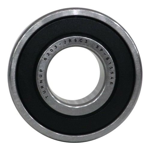 (2 PACK) USA TURNUP 6203-2RSC3 17X40X12MM Double Rubber Seal Ball Bearings - Picture 5 of 7
