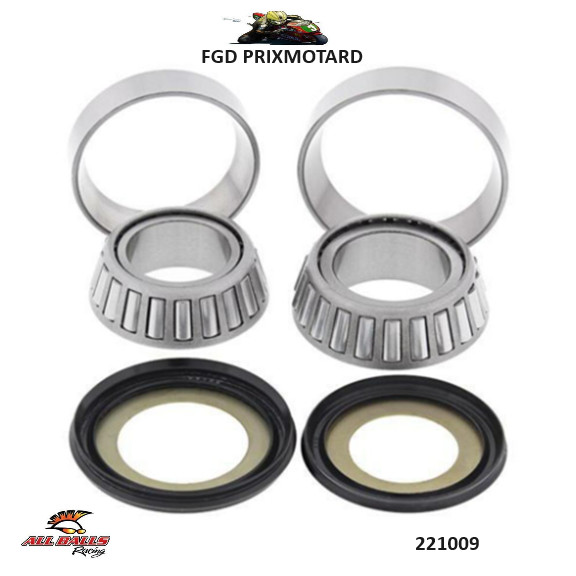 Roulement colonne direction All Balls 22-1009 pour Kawasaki Vulcan 900 de 2006 à 2016