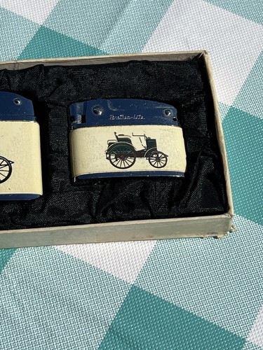 Vintage Brother Lite Japanese Gas Pocket Cigarette Lighters Car Buggy - Bild 7 von 11