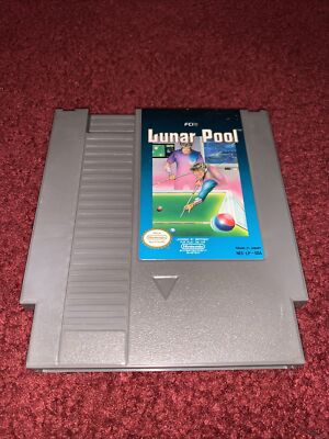 Lunar Pool Nintendo Entertainment System / NES Cartridge ONLY-CLEAN & TESTED-VGC
