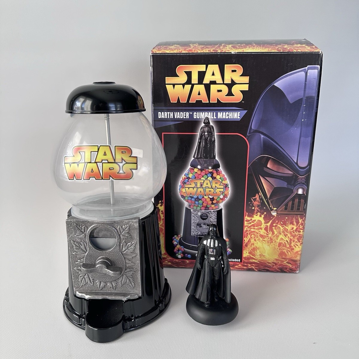 2005 Star Wars Darth Vader Bubble Gum Ball Machine Dispenser Comic