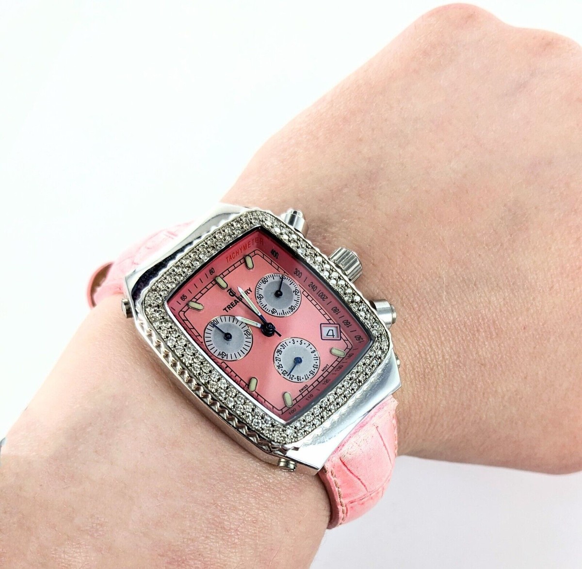 Treasury Lamarina Approx 1.7 Ct Diamond Bezel Ladies Quartz  display picture 2