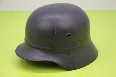 WW2 Germany M35 EF60 Small Helmet World War Grey Beaded Luftschutz Civil Air Def