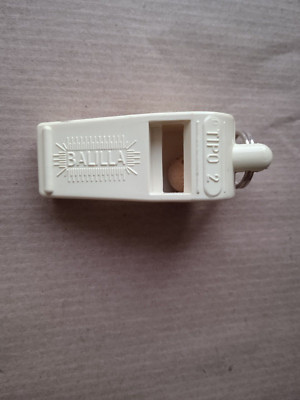 BALLILLA WHISTLE TYPE 2 HARD PLASTIC - 6. BALDI FLORENCE - 2ND SERIES REG.TO