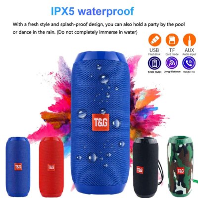 T&G Portable Wireless Bluetooth Speaker