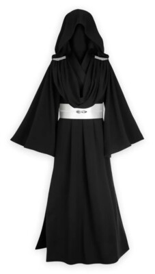 Star Wars Dress Black Galaxys Edge Starcruiser Hooded Costume Disney Parks M NWT