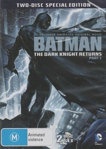 BATMAN The DARK KNIGHT RETURNS Part 1 - Animation ACTION Film (2 DVD SET) Reg 4 - Picture 1 of 1