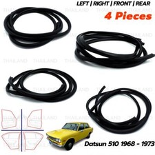 4 Pcs. Front Rear 4 Doors Rubber Seal For Datsun 1600 Bluebird 510 1968 - 1973