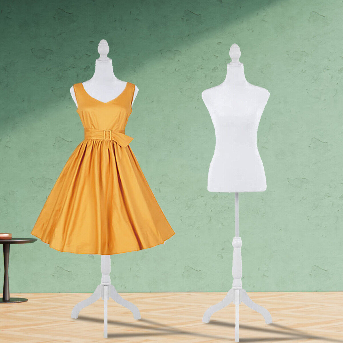 Female Mannequin Adjustable Torso Dress Form Clothing Display W/Tripod Stand