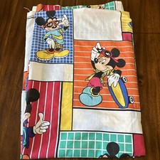 Vintage The Walt Disney Co Curtains, 90 s Cool Mickey Mouse, 1 Panel 62 X 96