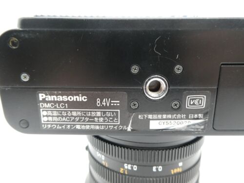 English Panasonic LUMIX DMC LC1 5.0MP Digital Camera Summicron LEICA DIGILUX 2 - Picture 23 of 23