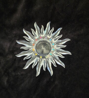 SWAROVSKI Crystal SOLARIS Candle Holder Read* Small Chip